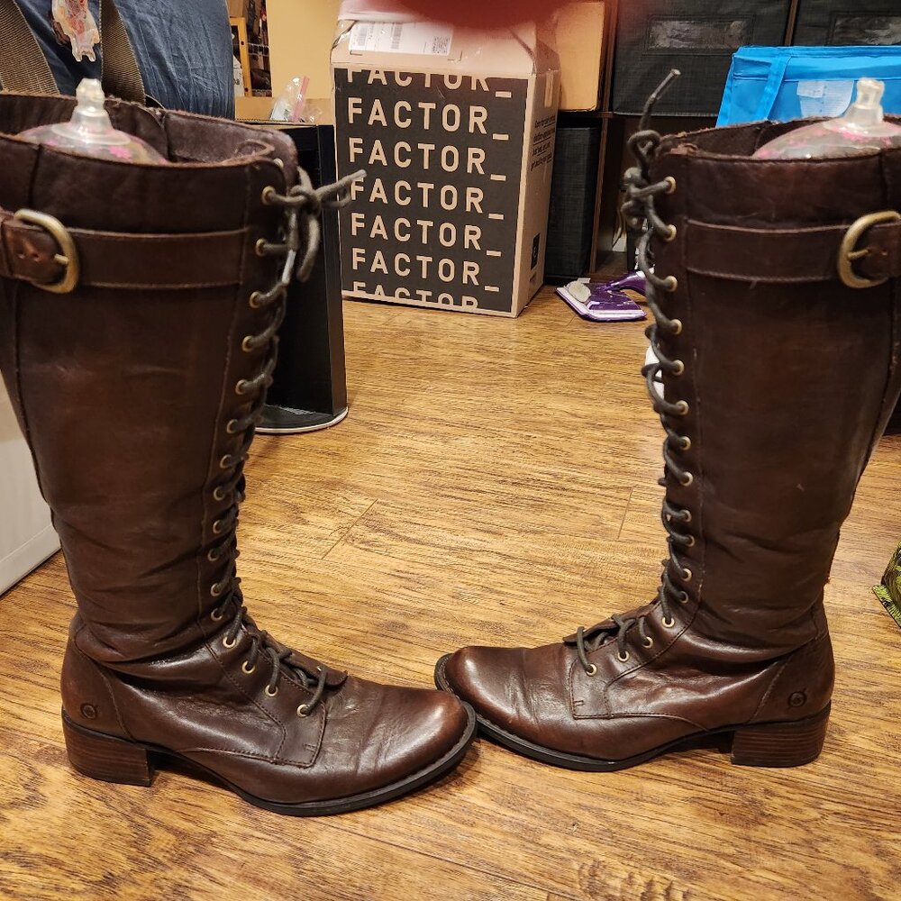 Born Brown Riding Knee High Boot - Picture 3 of 6